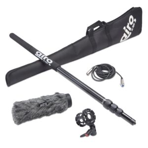 K-Tek AIBK1 Airo Booming Intro Kit, Boompole(ABP1), Shockmount(ASM1), Windscreen (AFW1), XLR cable (AXC25), Kitbag (AKB1)