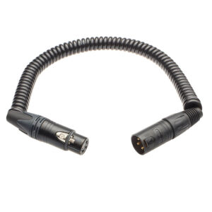 K-Tek KPC10N XLR Coiled Cable with Neutrik standard connectors