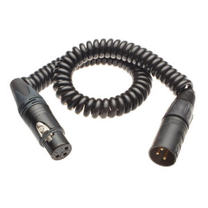 K-Tek KPC5N XLR Coiled Cable with Neutrik standard connectors