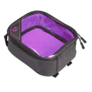 Stingray by K-Tek Gizmo-X Bag, Medium, Purple interior