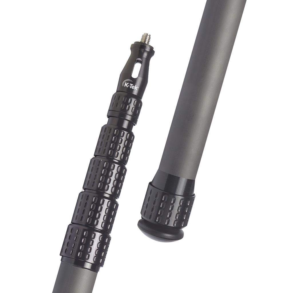 K-Tek KP10V 10' Boom Pole, Carbon, Removable Headpiece, Uncabled