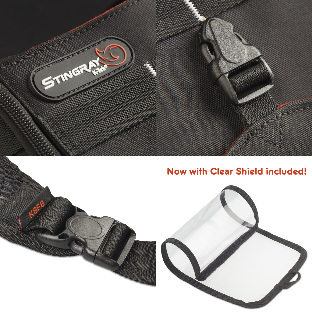 K-Tek KSF6 Stingray ZOOM F6 Bag icnl. Clear Shield - Image 7