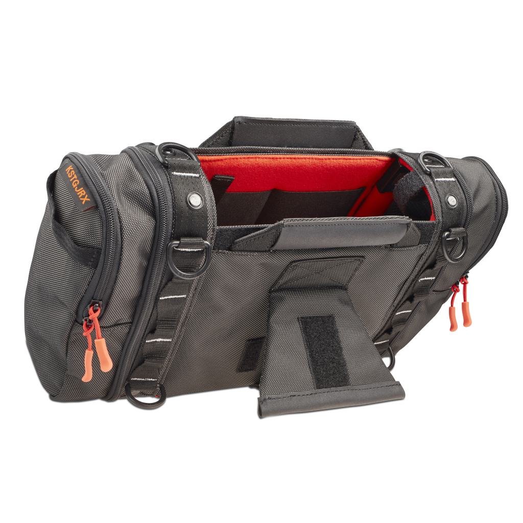 K-Tek KSTGJRX Stingray Junior-X, w/ Orange interiorDesigned to work w/ Sound Devices 833, 888 & 633, Zaxcom NOVA (more spacious option), Maxx, Zoom F4 & F8, Tascam 680 MKII, SD MixPre-10 series & similar sized mixer recorders. - Image 3