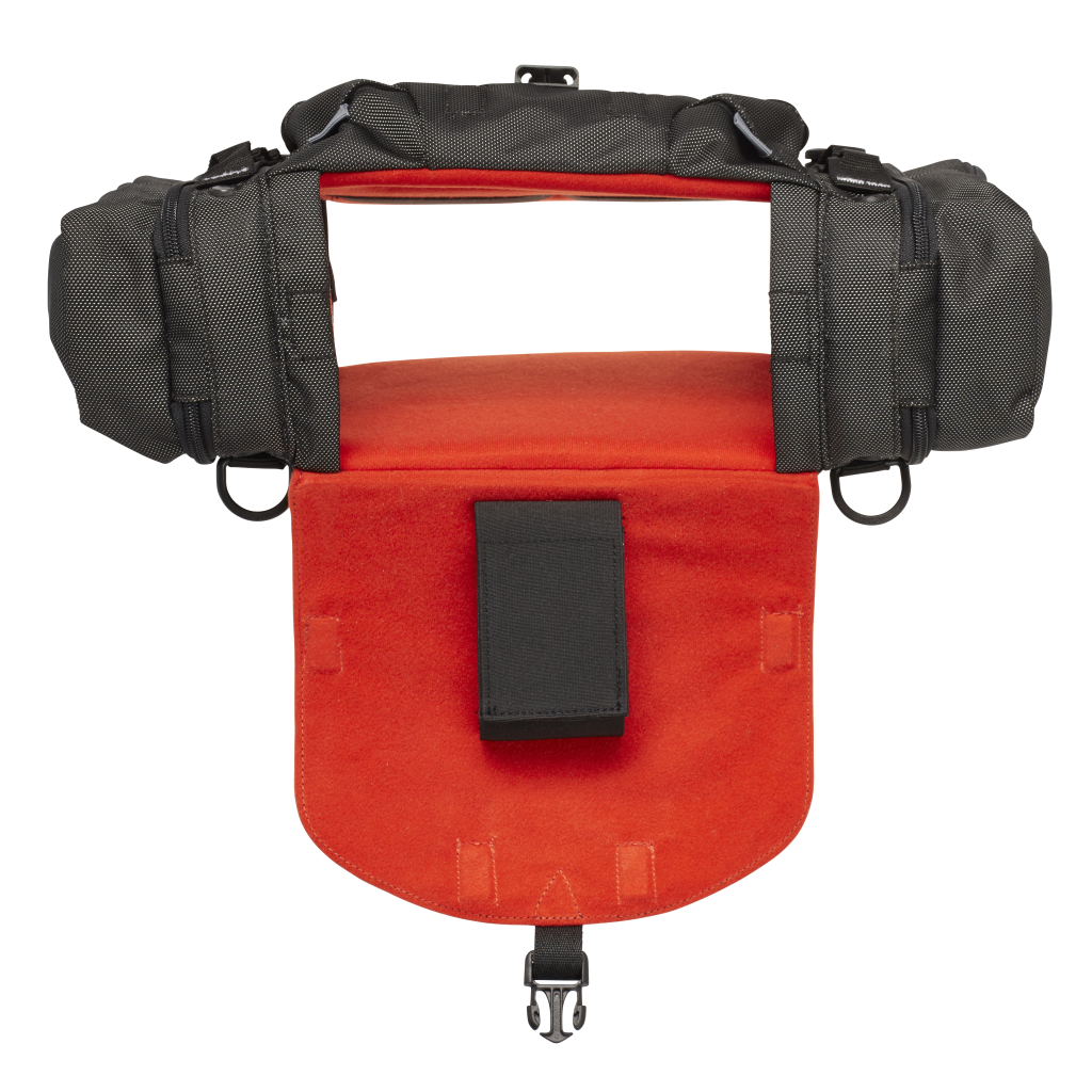 K-Tek KSTGJRX Stingray Junior-X, w/ Orange interiorDesigned to work w/ Sound Devices 833, 888 & 633, Zaxcom NOVA (more spacious option), Maxx, Zoom F4 & F8, Tascam 680 MKII, SD MixPre-10 series & similar sized mixer recorders. - Image 4