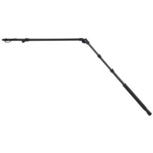 K-Tek KA113CCR 9'7" ARTICULATED BOOMPOLE, Carbon, Fixed Headpiece, Internal Coil Cable with KCCR Bottom Module