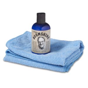 K-Tek KBOS Boomshine Kit - 4 oz. of Boomshine and two Microfiber Cloths