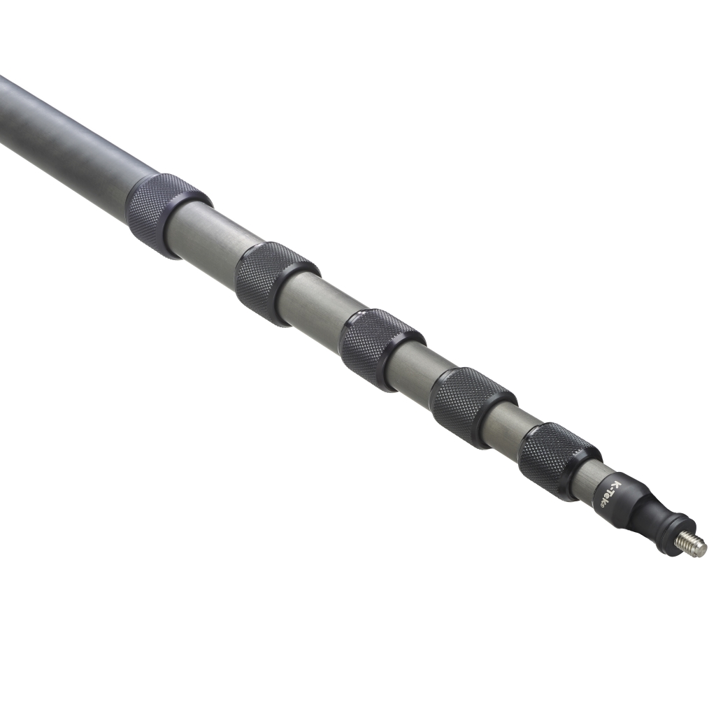 K-Tek KEG88 "Traveler" 7'4" Avalon, Boom Pole, Carbon, Fixed Headpiece, Uncabled - Image 2