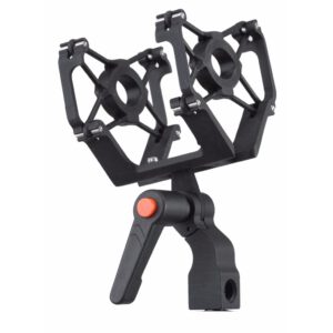 K-Tek KGPS SHORT, 4-point high-en Suspension f/ Shotgun Mics (19 mm - 21 mm dia)w/ KSUS Suspenders, spaced 2" (5 cm), weight: 195 lbs (88 g)